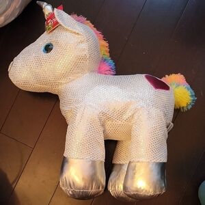 Sparkly Unicorn Plush Toy